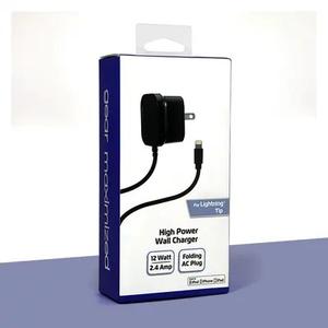 ZGear Lightning Cable High Power Wall Charger - Black, 5 ft