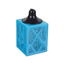 Everyday Living Metal Oil Torch Leaf - Blue