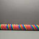 IMMERSA Jumbo Swimming Pool Noodles, Premium Soft Water-Based Vinyl Coating and UV Resistant Foam Noodles for Swimming and Floating, Lake Floats, Pool Floats for Adults. (Colorful Stripes)