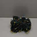 LED Christmas StringLights 20FT 100 Count, Mini Waterproof Christma String Lights, Warm White Mini LED Lights Plug in, Outdoor Christmas Lights for House, Tree Lights for Patio Garden Porch (2F)