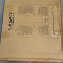 LASFIT Front Floor Mats for 2022-2025 Ford Transit 150/250/350/350HD with Vinyl Floor(Not Fit for Transit Connect) All Weather Protector TPE Car Floor Liners for Transit Vans, 1st Row Only, Black