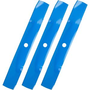 M143520 UC22010 M152726 for John Deere 54 inch Deck Z445 Z425 Z435 GX255 GX325 GX335 GX345 LX280 X340 X380 X524 X710 X730 X734 Medium Lift Mower Blades fit 396-719 M145516 M152726 3 Pack (Blue)