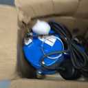 FOTING 1.5HP 9000GPH Sump Pump Submersible Sewage/Effluent Pump - Heavy Duty Cast Iron Automatic/Manual- Septic Pump for Sump Basin/Residential/Sewage/Basement,Sewage Pumps 2'' NPT Discharge,Blue