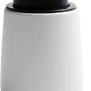 Soap Dispenser Ceramic with Easy-to-Press Pump Hand Lotion Liquid Dispenser for Shampoo Bathroom Kitchen 12 oz Blackwhite