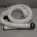 2-Pack 1.5-Inch Diameter Pool Hoses, 59-Inch Replacement Hoses Compatible with Above Ground Pool Pumps, Fits 1500 to 2500 GPH Filter Pumps, Sand & Saltwater System