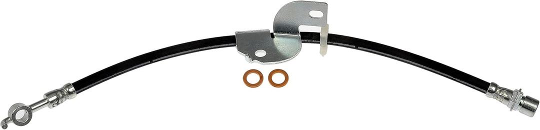 Dorman H621911 Front Driver Side Brake Hydraulic Hose Compatible with Select Ford / Lincoln Models