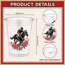 M AMFEOV Derby Plastic Cups Bulk, 48 Pcs Derby Mint Julep Cups for Derby Party Supplies, 16oz Horse Racing Party Decorations Supplies, Plastic Derby Cup for Horse Racing Party Decor