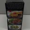 OVENTE Electric Indoor Panini Press Grill and Sandwich Maker with Non-Stick Coated Plates, Cool-Touch Handle and Removable Drip Tray, Opens 180 Degrees to Fit Any Type or Size of Food, Red GP0540R