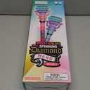 ArtCreativity Light Up Princess Wands for Kids (Set of 2) - Pink and Blue Fairy Wands with Spinning LEDs, Batteries Included - Light Up Wand for Girls and Boys, Perfect Pretend Play Toys