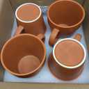 Covzoe 4 Pack Gardening Mugs, 12 Oz Plant Pot Mug With 4 Shovel Spoons, Novelty Ceramic Coffee Mug Gift for Gardeners, Plant Lovers, Men, Women, Christmas, Birthday