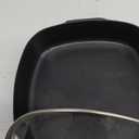 Brentwood SK-45 6" Non-Stick Electric Skillet with Glass Lid, Black, 7.7"D x 9"W x 6.6"H