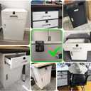 Security Door Lock, Bolt Lock Solid revolving Door Lock/pet Door Lock, Cabinet Furniture, Windows, Bathroom