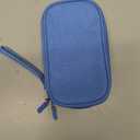 FYY Electronic Organizer, Travel Organizer Bag Pouch, Electronic Accessories Carry Case, Portable Waterproof Double Layers All-in-One Storage Bag for Cable, Cord, Charger, Phone, Earphone, Cyan