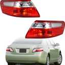 1 Pair Passenger and Driver Tail Lights Replacement for Toyota Camry 2007-2009 Tail Lamp 8155006240 8155133340