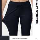 TBMPOY Women's Fleece Lined Jogger Pants Water Resistant Cargo Winter Hiking Sweatpants High Waisted Pockets Thermal Warm (XL)