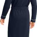 NY Threads Men's Robe Cotton Blend Knit Bathrobe (L)