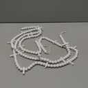 2Pcs Beaded White Strings for Hanging Photos