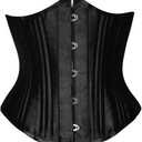 SHAPERX Women's Waist Training Corsets Underbust Heavy Duty 26 Steel Boned Hourglass Silhouette Body Shaper (M)