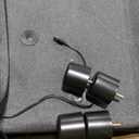 Convertible Sleeper Chair-Fabric Futon Sofa Bed, Single Sleeper Sofa, Small Couch Bed with USB Port, Foldable Table, Pillow, Adjustable Backrest for Dorm/Bedroom/College Lightgrey