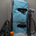 FBSPORT 11' Premium Stand Up Paddle Board, Yoga Board with SUP Accessories & Carry Bag | Wide Stance, Surf Control, Non-Slip Deck, Leash, Paddle and Pump for Youth & Adult (Ice Blue)