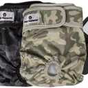 Pet Parents Washable Dog Diapers (3pack) + Extendrs of Durable Doggie Diapers, Premium Dog Diapers Female & Male (X-Large, Camo)