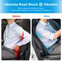 Lumbar Support Pillow for Car - 20.9 Inch Extended Car Back Support Relieves Full Back Discomfort on Long Rides, Rebuilds Support for Older Vehicles, Fits Mid-to-Large Sedans, SUVs & Trucks