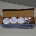 9 Pack Build a Snowman Kit Snowman Crafts for Kids,Modeling Clay Snowman DIY Kit, Christmas Stocking Stuffers for Kids,Christmas Crafts Xmas Gift