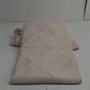 Exclusivo Mezcla Quilt Set King Size, 3 Pieces Brich Beige King Quilt Bedding Set, Lightweight Quilts Soft Bedspreads Modern Striped Coverlets for All Seasons (King (104"x96"))