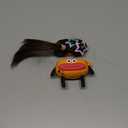 YAKVOOK for AirPods 4 Case,Cute 3D Cartoon Ugly Girl Sausage Mouth AirPods 4 4rd Generation Cover Kawaii Soft Silicone Protective Cover with Keychain Shockproof Charging Case Girls Women