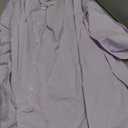 J.VER Men's Linen Shirts Casual Button Down Long Sleeve Shirt Solid Spread Collar Summer Beach Shirts with Pocket (Purple, XL)