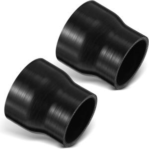 2 Pack Silicone Reducer Coupler Hose 2.5 to 3 Inch Silicone Reducer Coupler Hose,Length 3",4-ply Reinforced Turbo/intercooler/intake Piping for Turbo(2.5 Inch to 3.0 Inch/ 63mm to 76mm)