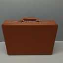Briefcase for Men, Leather Attache Case with Lock, Hard Shell Business Briefcase, Fits 15.6-Inch Laptop