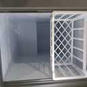 Midea MERC04C4BAWW Chest Freezer, 3.5 Cubic Feet Freezer With Removable Basket, Interior LED Light, Adjustable Temperature, For Kitchen Apartment Office, White