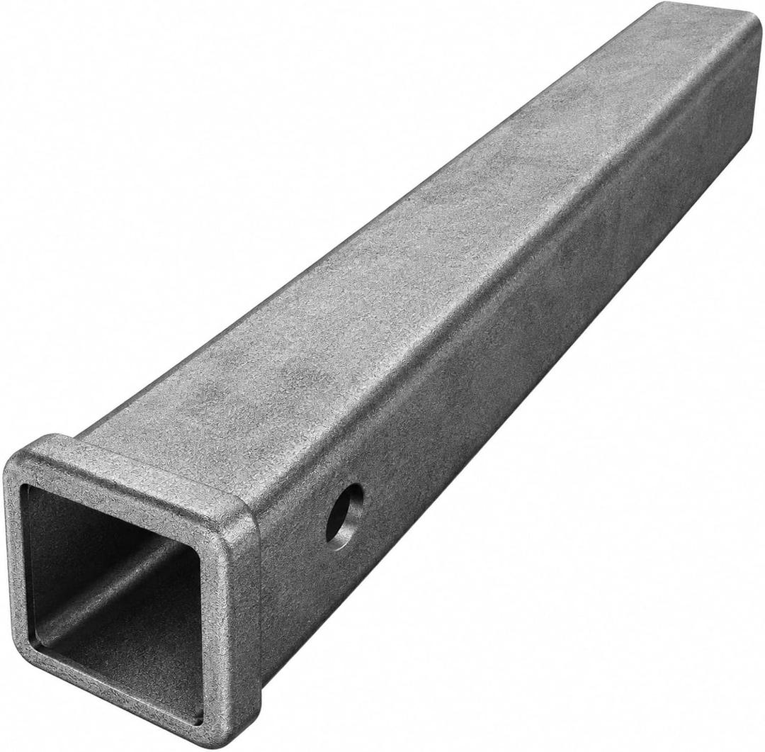2" x 24" inch Hitch Receiver Tube Weld-On Trailer Combo Raw Steel