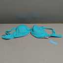 Women Underwire Bikini Top Only - Push Up Bathing Suit Top Padded Swim Bra 2025 Swimsuits Top (Medium, Teal)