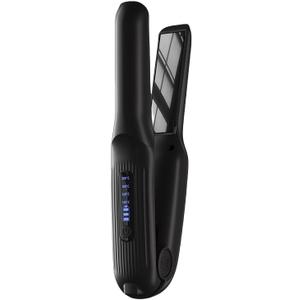 Cordless Hair Straightener, Portable Flat Iron for Travel, 2 in 1 Hair Styling Tools for straightening and Curling, Lightweight on-The-go, 4000 mAh Battery, Fast USB-C Charging & LED Power Display