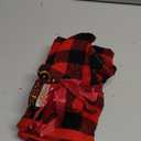 MCEAST 3 Pack Large Size Christmas Hand Towels 25 x 14 Inch Christmas Kitchen Towel 100% Cotton Towels Decorative Embroidery Holiday Towels for Bathroom Kitchen Dining Room, Red and Black Plaid