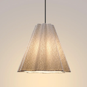 Modern Chandelier, 16" Textured Sofa Fabric Pendant Light for Dining Room, Kitchen, Bedroom, Living Room, Entryway, Soft Ambient Lighting