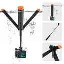 TELESIN 4 in 1 Selfie Stick Floating Hand Grip Tripod Waterproof Extendable Selfie Monopod for GoPro Hero 13, 12, 11, 10, 9, 8, DJI OSMO Action 6 5 Pro 4 3、Insta360 Ace Pro 2 and Most Action Camera