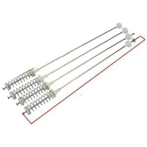Aynqutkub Compatible for Samsung Washing Machine Parts Shock Absorber Suspension Rod DC97-16500N (4pcs Set) Suspender