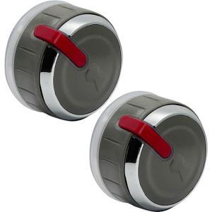 Replacement Control Knobs Compatible with Weber Genesis II 66754  2-Pack Grill Knobs for GS4 Grilling System  Durable, Easy-to-Install Generic Weber Grill Parts