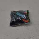 popvil Women's Strapless Bikini Sets Neon Color Block Bandeau Swimsuits Two Piece Bathing Suits for Beach Vacation 2025 (X-Large, Black1)