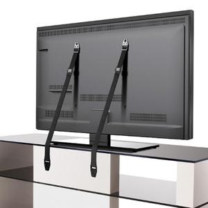 TV and Furniture Safety Straps  Metal Anti-Tip Furniture Straps for Baby Proofing - TV Straps Safety for Flat Screens - Earthquake Straps for Bookcases - Heavy-Duty Furniture Wall Anchors 2 Pack