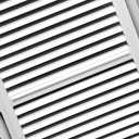 HVAC Premium 14" X 14" 3-Way AIR Supply Grille - Vent Cover & Diffuser - Flat Stamped Face - White [Outer Dimensions: 15.75"w X 15.75"h]