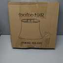 TOOTOO STAR Lamp Shades Set of 2,Imitation Sheepskin LampShade Royal Style 6" Top x 14" Bottom x 10" High Lamp Shades,Suitable for floor and table LampShades Spider