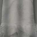 White Floral Embroidered Lace Square Tablecloth 55x55 Vintage Table Cover (White, 55x55, Square)