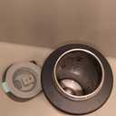 Insulated Water Bottle with Straw - Encool Stainless Steel Water Bottle with Push Button Lid, Leak-Proof & BPA-Free, Keeps Cold for 24 Hours for Sports, Travel, Gym (24 oz, Tuna Grey-Green)