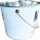 Modelo Beverage Bucket with Wire Handle Modelo (433317-12), White