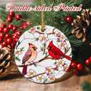 Christmas Ornaments, Cardinal Ornament, Christmas Tree Ornaments, Xmas Decorations, Holiday Decorations, Gifts for Bird Lovers, Cardinal Gift, Holiday Party Gifts, and Xmas Gift Ideas