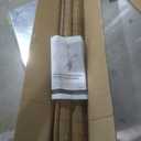 LazBlinds No Drill Bamboo Roman Shades, 36" W x 48" H, Malay Oak
Cordless Light Filtering Natural Wood Blind, Privacy Protection, Room Darkening Bamboo Blinds for Windows